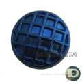 blue colors grid plating fashion coat sewing shank buttons